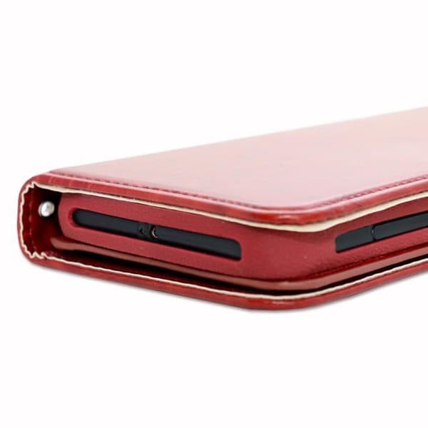 Foliofodral för Realme X2 Pro eco-läder plånbok format - dubbel invändig flik korthållare magnetisk stängning -