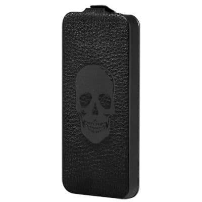 Etui Rabat Skinn - Zadig & Voltaire - I-Phone 5/5S - Svart - Dödskalle - Semi-styv
