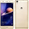 Miniatyrbild 4 av 4: Huawei Y6 II Dedikerat svart foliofodral med läderfönster med synliga sömmar från PH26®