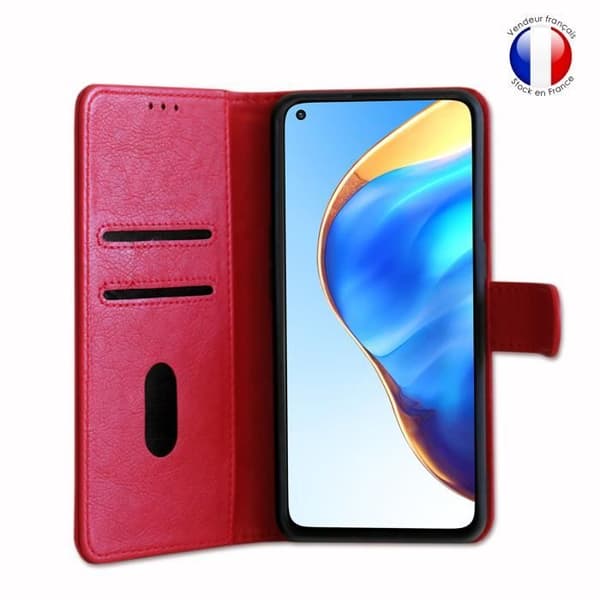 Plånboksfodral - Xiaomi - Redmi 10T - Högkvalitativt läder - Magnetiskt - Videostöd
