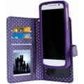 Miniatyrbild 2 av 4: Housse folio - Xiaomi - Redmi Note 9T - Ekoskinn lila - Dubbellock - Inbyggd kortfack