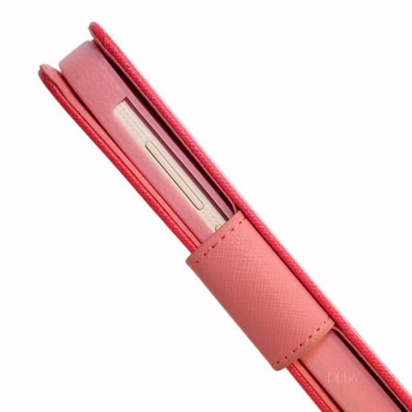 Etui Housse - Asus - ZenFone 5 - Fuchsia - Syntetiskt läder - Magnetisk