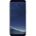 Miniatyrbild 4 av 4: Samsung Galaxy S8 PLUS Svart foliofodral med fönster i läderlook och synliga sömmar by PH26®