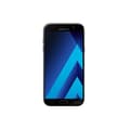 Miniatyrbild 4 av 4: Samsung Galaxy A7 2017 Svart foliofodral med fönster i konstläder med synliga sömmar av PH26®
