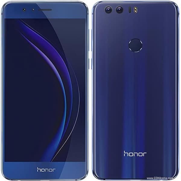 Housse Folio - PH26® - Honor 8 - Syntetiskt Läder Svart - Synliga Sömmar - Magnetisk