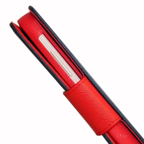 Archos 50C Platinium Marinblå texturerat foliofodral i läder med korthållare från PH26®
