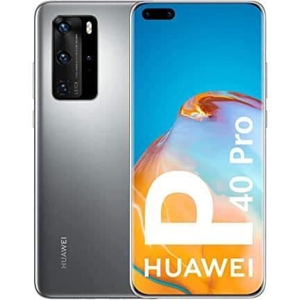 Fodral till Huawei P40 Pro Extra Slim X2 Windows i ekologiskt kvalitetsläder med magnetisk stängning och synliga sömmar - BLÅ