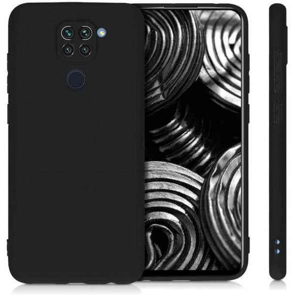Fodral - Xiaomi - Redmi Note 9 Pro - Silikongel - Svart - Mjuk
