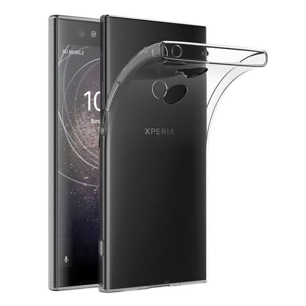 Transparent silikonfodral för Sony XA2 Ultra