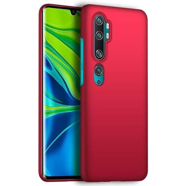 Xiaomi Mi Note 10 Fodral - Xiaomi Mi Note 10 Pro, Röd Mycket tunn skyddsfodral Hårt fodral Fodral för Xiaomi Mi