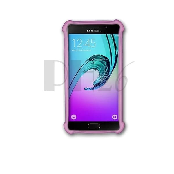 Asus Zenfone 2 ZE500CL Bakfodral i rosa läderstil med anti-chock gel silikonkonturer från PH26®