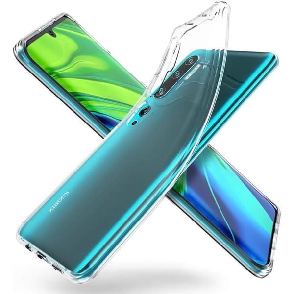 Xiaomi Mi Note 10 (2019) Transparent fodral, [Ultra Thin] Bumper Protective Case i mjuk TPU gel silikon, flexibelt skydd