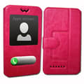 Miniatyrbild 2 av 4: Housse Folio - PH26 - Huawei Y5 II - PU-läder - Fuchsia - Magnetisk