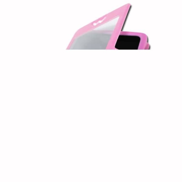 Etui Housse Folio - Panasonic - Eluga I2 - Läder PU - Rosa - Magnetisk