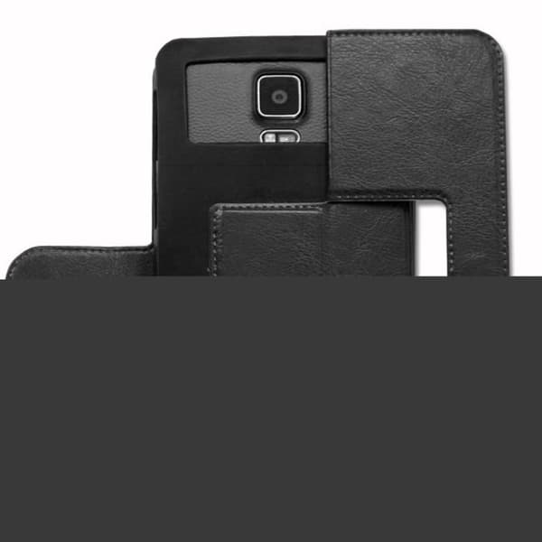 Etui Housse Folio - PH26® - Samsung Galaxy J5 Pro - PU Läder - Svart - Magnetisk