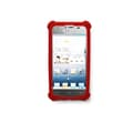 Miniatyrbild 2 av 4: Sony Xperia E1 Dual Red bakstycke i läderstil med anti-chock gel silikonkonturer från PH26®