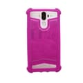 Miniatyrbild 2 av 3: ZTE Blade A210 Fuchsia läder-stil baksida med anti-chock silikon gel konturer av PH26®