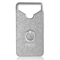 Miniatyrbild 2 av 4: Huawei Honor 8 Smart Silver bakfodral med diamant strass effekt, anti-chock silikon gel konturer med selfie ring,