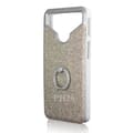Miniatyrbild 1 av 4: Huawei Honor 8 Smart Silver bakfodral med diamant strass effekt, anti-chock silikon gel konturer med selfie ring,