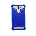 Miniatyrbild 3 av 4: Samsung Galaxy S2 Plus I9105 Bakcover i blå konstläder med silikonkanter mot stötar av PH26®