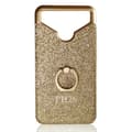 Miniatyrbild 2 av 4: ARCHOS 55B Platinum Gold bakstycke med diamant strass effekt med anti-chock silikon gel konturer med selfie ring,