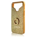 Miniatyrbild 1 av 4: ARCHOS 55B Platinum Gold bakstycke med diamant strass effekt med anti-chock silikon gel konturer med selfie ring,