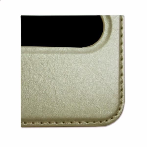 Coque för Samsung Galaxy A8 - PH26® - Extra Slim - Ekologiskt läder - Magnetstängning - Gul