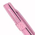 Miniatyrbild 3 av 4: Housse folio - PH26® - Moto G6 Plus - Ekoskinn rosa - Gyldne prikker - Videostøtte