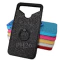 Miniatyrbild 4 av 4: Xiaomi Mi Note 2 Black Back Cover med Diamond Rhinestone Effect och Anti-Shock Gel Silikonkonturer med ring för selfies, foton och