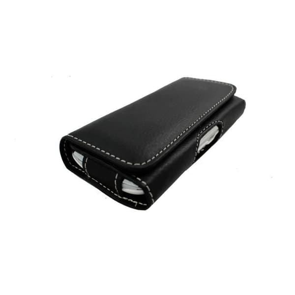 Étui pochette - Asus - Padfone Infinity 2 - Grått läder - Magnetisk stängning - Bältesklipp