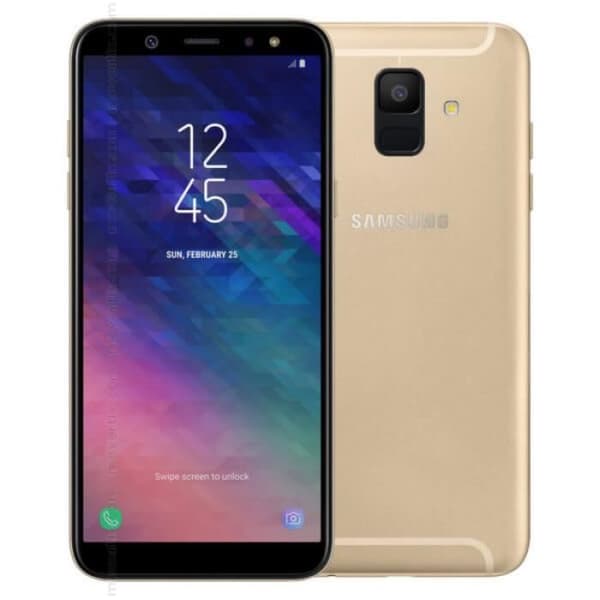 Extra Slim Case - PH26® - Samsung Galaxy A6 Plus 2022 - Rött ekologiskt läder - Magnetisk stängning - Sömmar