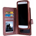 Miniatyrbild 2 av 4: Hus till Samsung Galaxy A30s - PH26® - Ekoskinn - Brun - Kortfack - Spegel