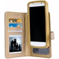 Miniatyrbild 2 av 4: Smartphonefodral - PH26® - Xiaomi Redmi Note 7 Pro - Ekoskinn - Gul - Kortfickor och spegel