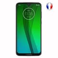 Miniatyrbild 3 av 4: Super Pack för Motorola Moto G7 plus Bakfodral i läderstil med anti-chock silikongelkonturer + 2 skärmskyddsfilmer