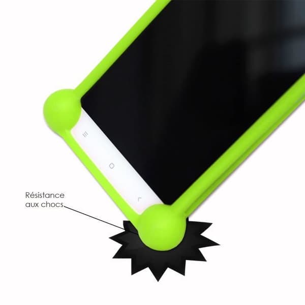 Super Pack för Samsung Galaxy A21 Stötsäkert bumperfodral för + 3 skyddande härdade glasögon MAXIMAL hårdhet - GRÖN