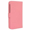 Miniatyrbild 3 av 4: Etui fodral folio - Nokia - C2 - Ekoskinn - Rosa - Magnetisk stängning