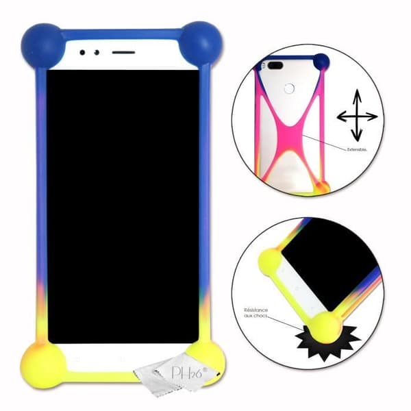Coque Bumper - FLERFÄRGAD - Realme XT 730G - Stötsäker - Ultrahållbar - Mjuk