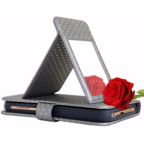 Smartphonefodral - PH26® - Xiaomi Mi CC9 Meitu Edition - Ekologiskt läder - Korthållare - Spegel