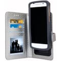 Miniatyrbild 2 av 4: Fodral för Nokia 7.2 - SILVER - Ekolaeder - Kortfickor - Spegel - Synliga sömmar