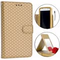 Miniatyrbild 1 av 4: Hölster för OnePlus 7 - PH26® - Ekologiskt läder - Gul - Kortfack - Spegel