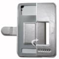 Miniatyrbild 3 av 4: Super Pack Cover för ZTE Blade 10 Prime Extra Slim 2 Eco läderfönster + 3 högtransparens skyddsglasögon SILVER