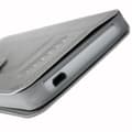 Miniatyrbild 4 av 4: Super Pack-skydd för ZTE Axon 11 SE Extra Slim 2 Eco-läderfönster + 2 högtransparens skyddsglasögon SILVER