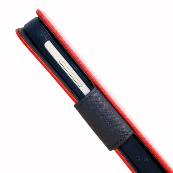 Housse folio - Motorola - Moto X (2:a generationen) - Röd - Syntetiskt läder - Magnetisk