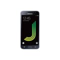Miniatyrbild 4 av 4: Samsung Galaxy J3 J300 Dedikerat svart foliofodral med fönster i läderlook och synliga sömmar av PH26®