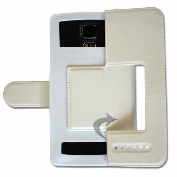 Doogee Homtom HT7 Pro Quality White Window Folio Cover från PH26®