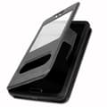 Miniatyrbild 1 av 4: OnePlus One Housse folio med fönster svart av hög kvalitet av PH26®