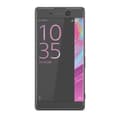 Miniatyrbild 4 av 4: SONY XPERIA XA ULTRA svart folio skydd med fönster i läderliknande material och synliga sömmar av PH26®
