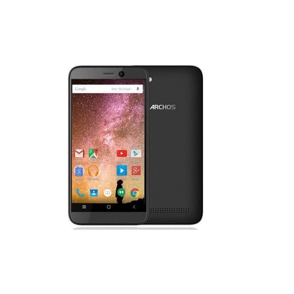 Archos 40 Power Housse dédiée röd folio med fönster i läderlook och synliga sömmar av PH26®