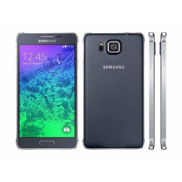 Fodral Folio - PH26® - Samsung Galaxy ALPHA G850 - Syntetiskt läder - Svart - Magnetisk