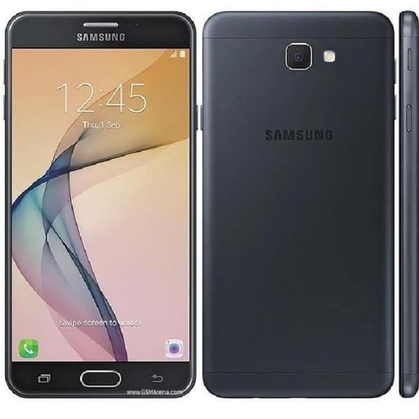 Hus - PH26® - Galaxy J5 Prime - Syntetiskt läder svart - Folio med fönster - Magnetisk
